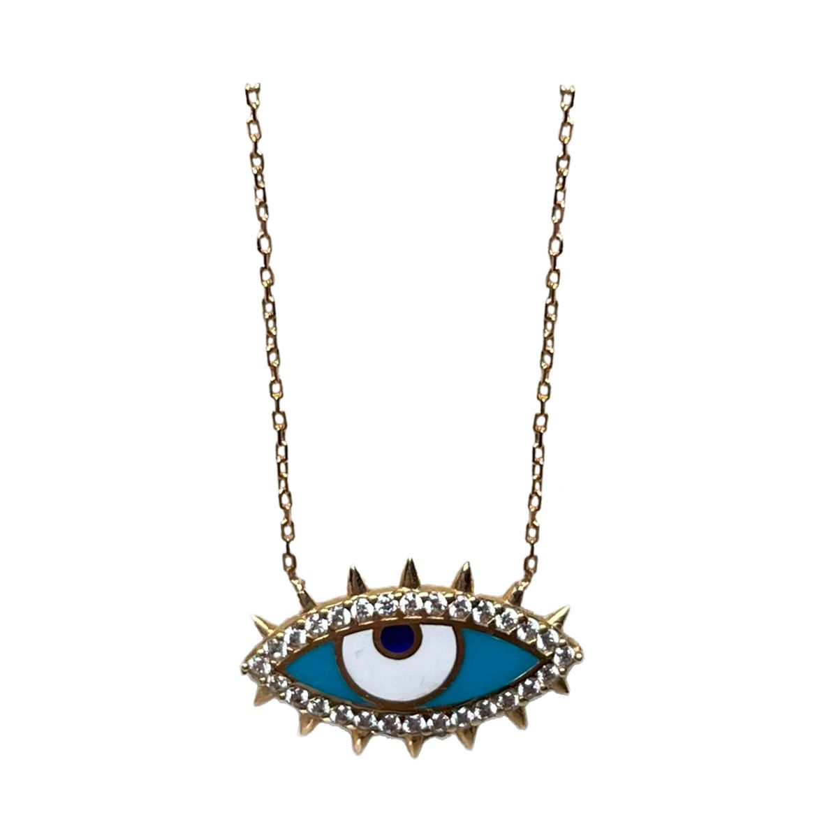 Evil Eye Altın Kolye