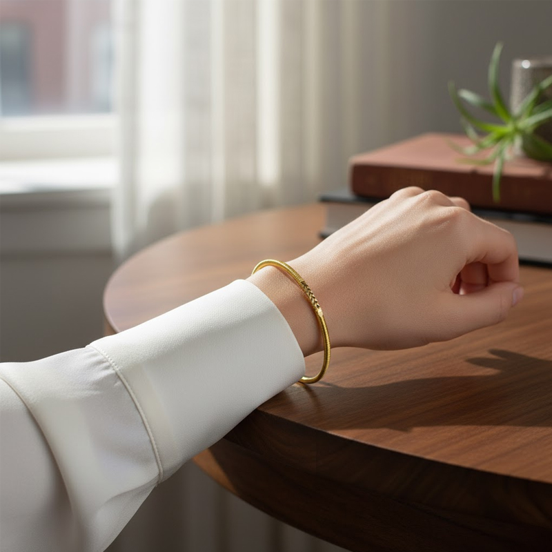 Düz Halka Altın Bilezik