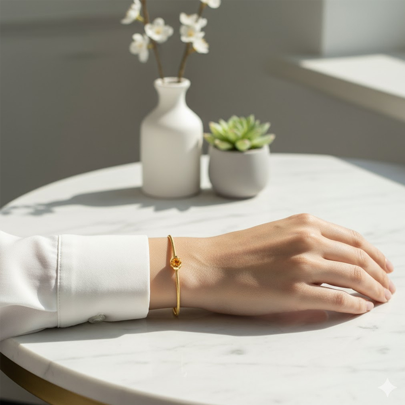 14 Ayar Düz Bilezik