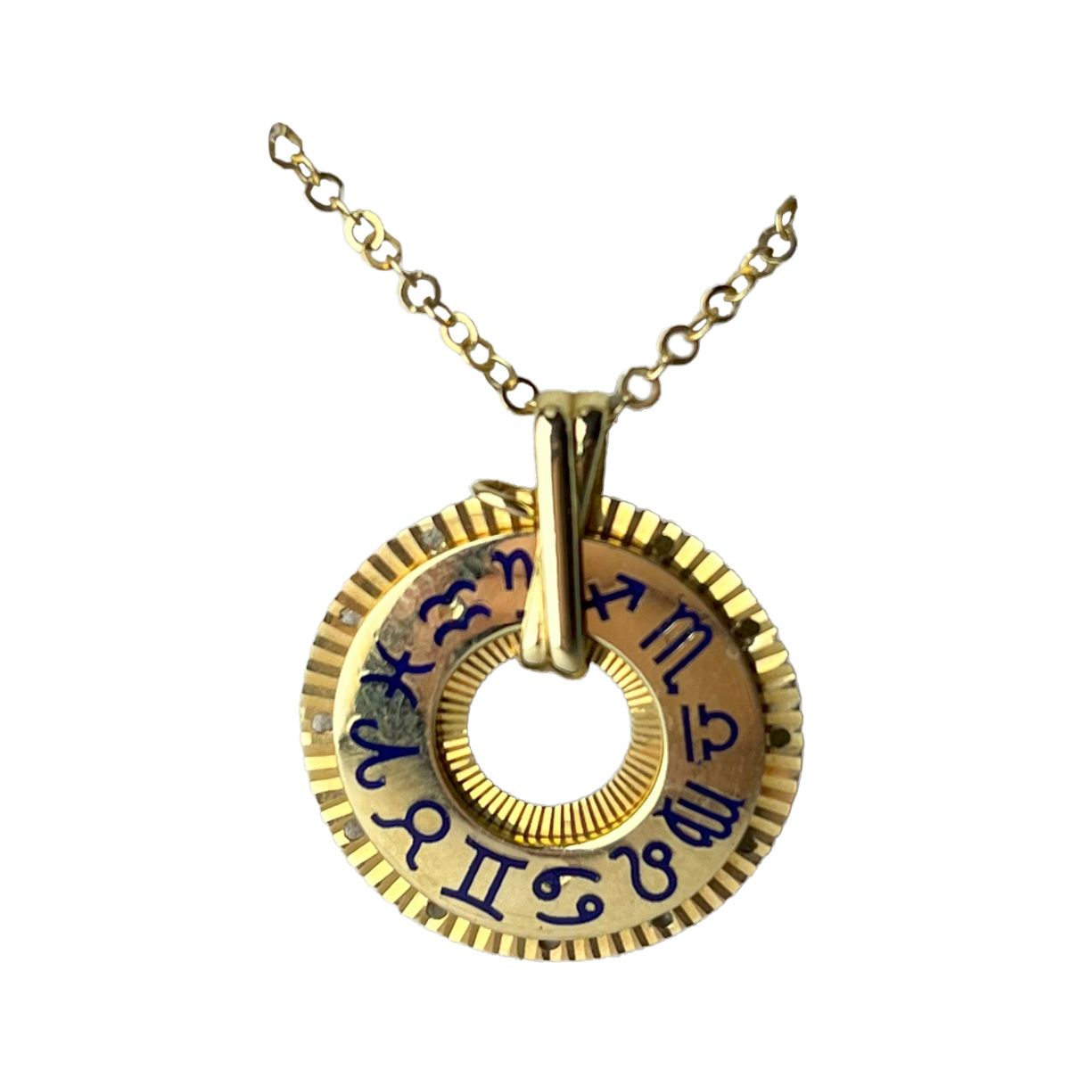 Astrolojik Sembol Altın Kolye