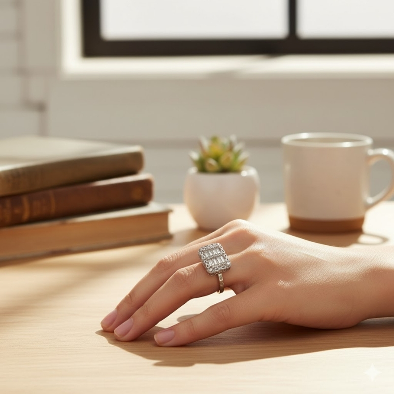 İncili Altın Yüzük