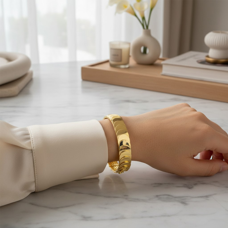 Milenyum Şarnelli Mücevher Bilezik