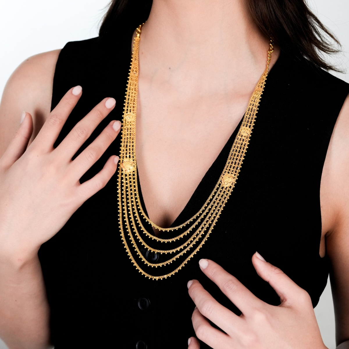 Sıralı Hin İşi Altın Set