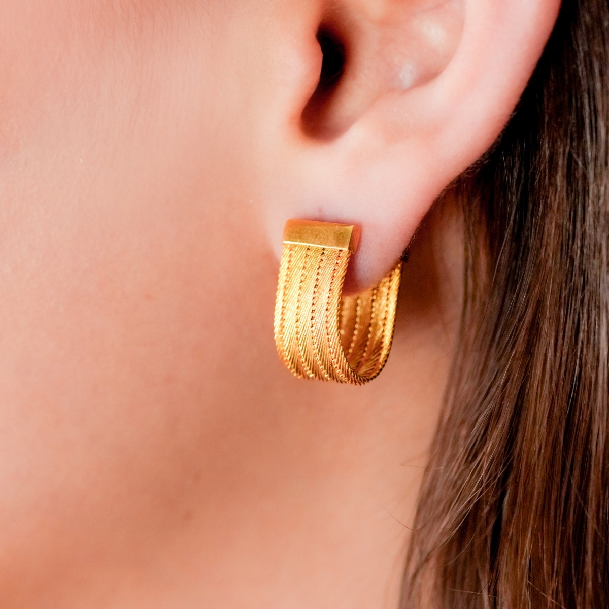 Trabzon Hasır Küpe